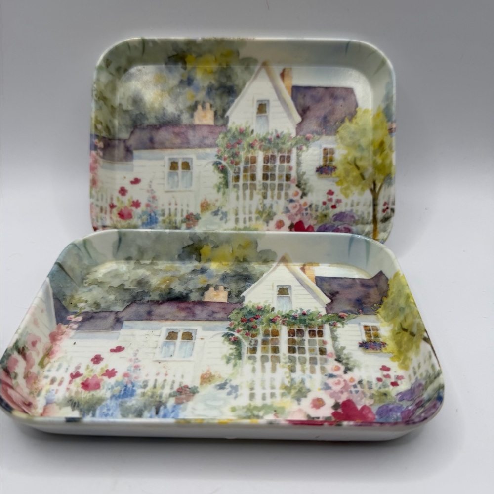 Vintage 80’s. Italian Melamine Serving Trays